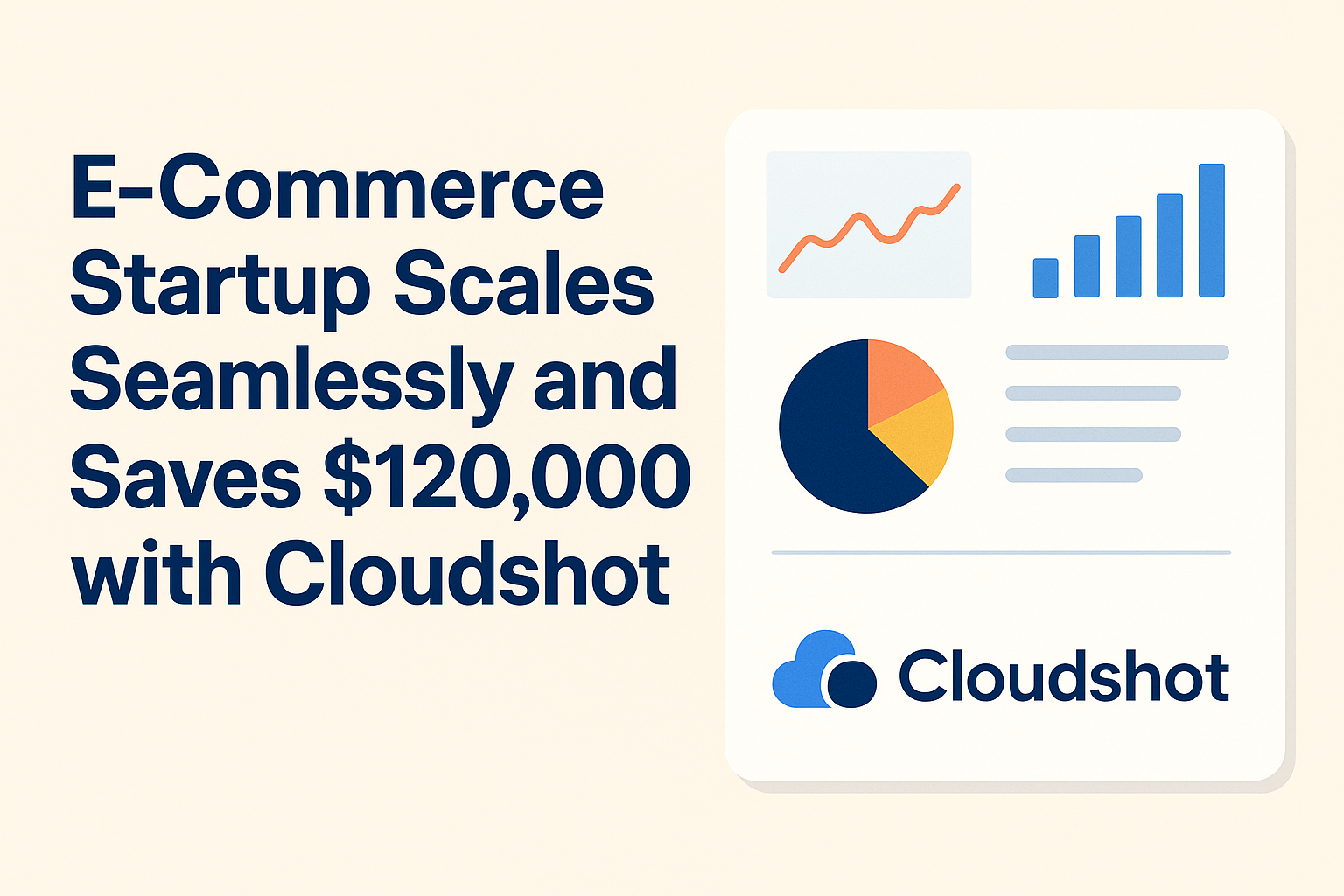 E-Commerce Startup Scales Seamlessly and Saves $120,000 with Cloudshot